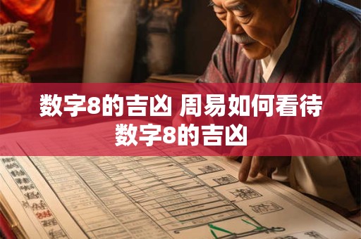 数字8的吉凶 周易如何看待数字8的吉凶