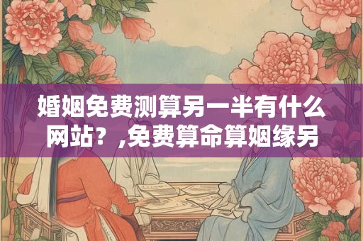 婚姻免费测算另一半有什么网站？,免费算命算姻缘另一半