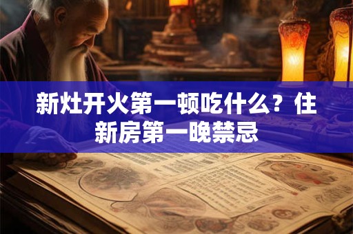 新灶开火第一顿吃什么?住新房第一晚禁忌 新灶开火第一顿吃什么?住新房第一晚禁忌