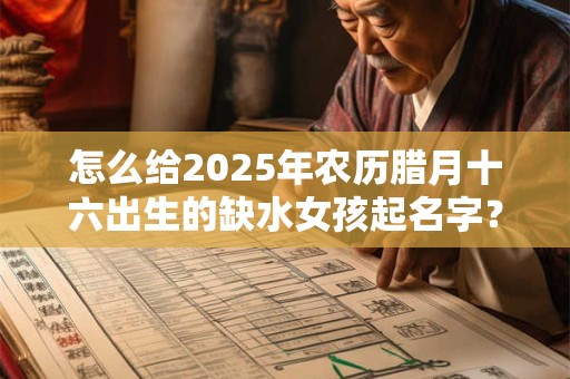 怎么给2025年农历腊月十六出生的缺水女孩起名字？