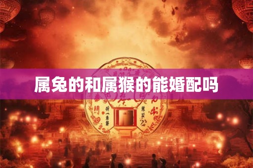 属兔的和属猴的能婚配吗