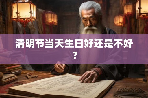 清明节当天生日好还是不好？