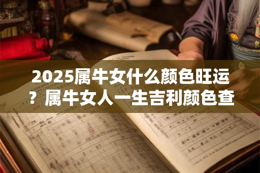 2025属牛女什么颜色旺运？属牛女人一生吉利颜色查询