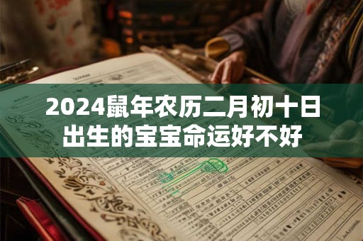2024鼠年农历二月初十日出生的宝宝命运好不好
