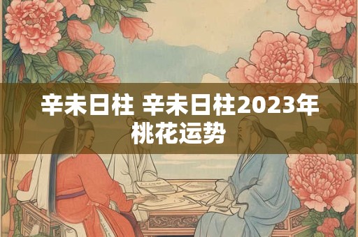 辛未日柱 辛未日柱2023年桃花运势