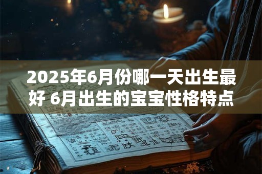 2025年6月份哪一天出生最好 6月出生的宝宝性格特点 2025年6月份哪一天出生最好 6月出生的宝宝性格特点