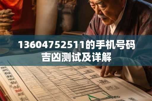 13604752511的手机号码吉凶测试及详解