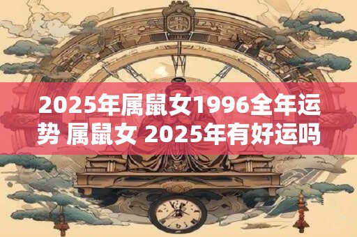 2025年属鼠女1996全年运势 属鼠女 2025年有好运吗