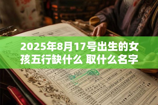 2025年8月17号出生的女孩五行缺什么 取什么名字好