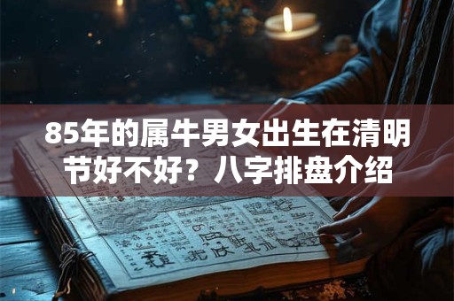 85年的属牛男女出生在清明节好不好？八字排盘介绍