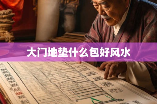 大门地垫什么包好风水
