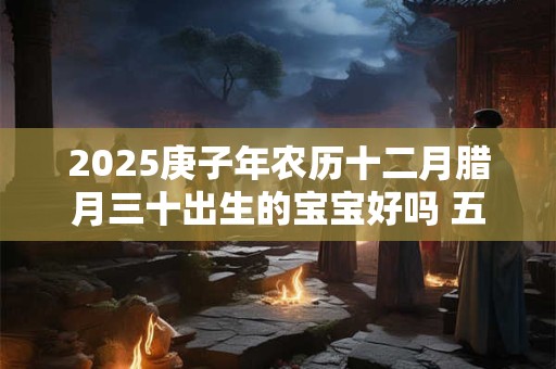 2025庚子年农历十二月腊月三十出生的宝宝好吗 五行八字查询