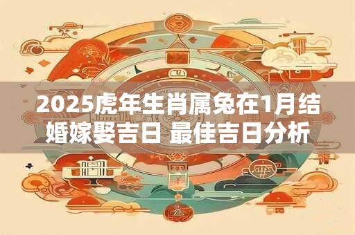 2025虎年生肖属兔在1月结婚嫁娶吉日 最佳吉日分析