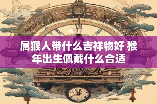 属猴人带什么吉祥物好 猴年出生佩戴什么合适