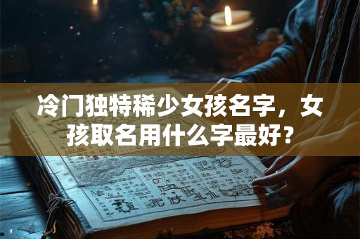 冷门独特稀少女孩名字，女孩取名用什么字最好？