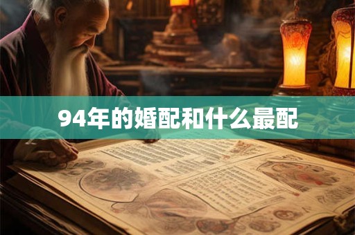 94年的婚配和什么最配