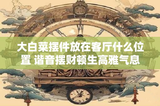 大白菜摆件放在客厅什么位置 谐音摆财顿生高雅气息