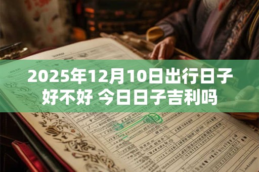 2025年12月10日出行日子好不好 今日日子吉利吗