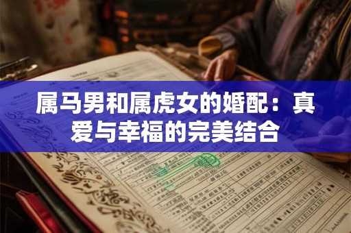 属马男和属虎女的婚配：真爱与幸福的完美结合