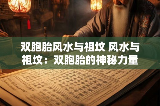 双胞胎风水与祖坟 风水与祖坟：双胞胎的神秘力量