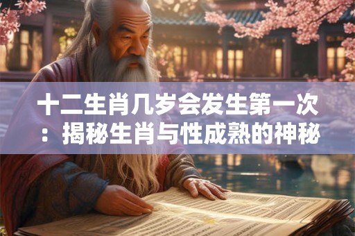 十二生肖几岁会发生第一次：揭秘生肖与性成熟的神秘关系