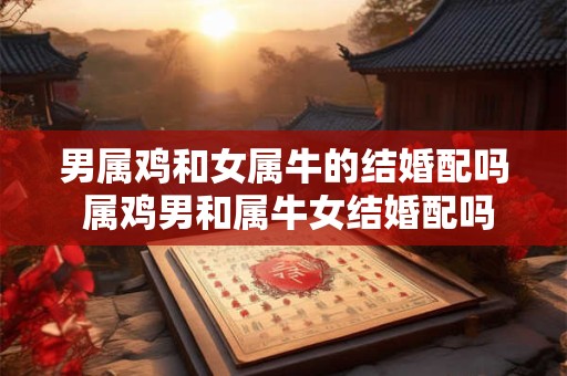 详细阅读:男属鸡和女属牛的结婚配吗 属鸡男和属牛女结婚配吗 男属鸡和女属牛的结婚配吗 属鸡男和属牛女结婚配吗