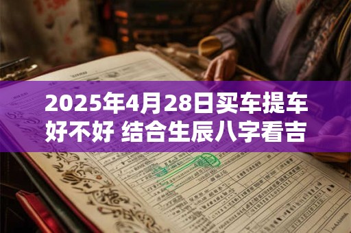 2025年4月28日买车提车好不好 结合生辰八字看吉日