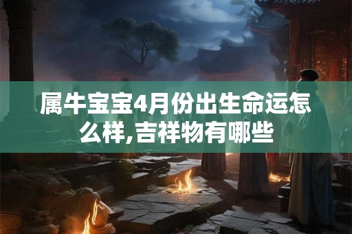 属牛宝宝4月份出生命运怎么样,吉祥物有哪些
