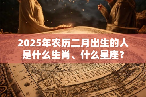 2025年农历二月出生的人是什么生肖、什么星座？