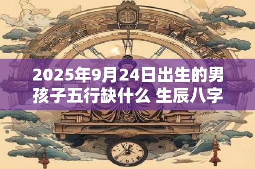 2025年9月24日出生的男孩子五行缺什么 生辰八字高分取名