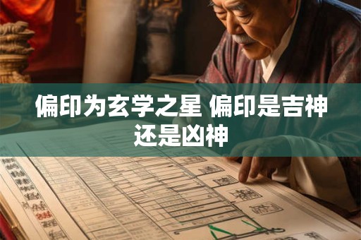 偏印为玄学之星 偏印是吉神还是凶神