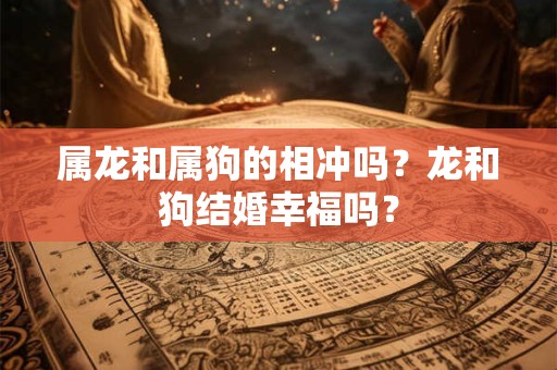 属龙和属狗的相冲吗？龙和狗结婚幸福吗？