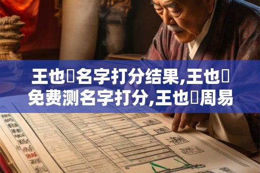 王也釋名字打分结果,王也釋免费测名字打分,王也釋周易免费测名字打分
