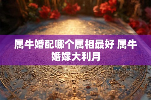 属牛婚配哪个属相最好 属牛婚嫁大利月
