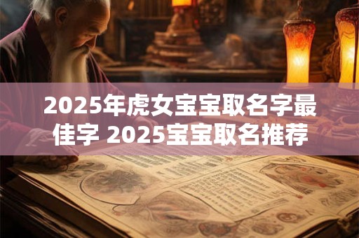 2025年虎女宝宝取名字最佳字 2025宝宝取名推荐