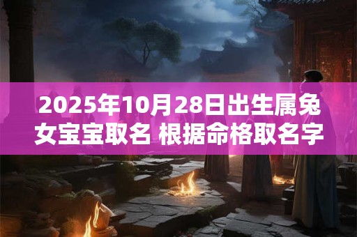 2025年10月28日出生属兔女宝宝取名 根据命格取名字
