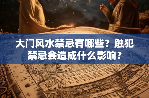大门风水禁忌有哪些？触犯禁忌会造成什么影响？