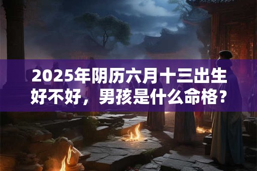 2025年阴历六月十三出生好不好，男孩是什么命格？