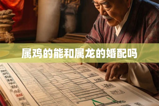 属鸡的能和属龙的婚配吗