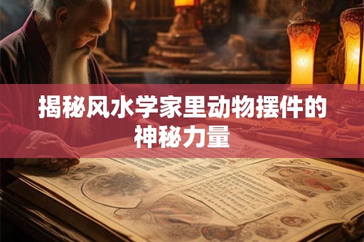 揭秘风水学家里动物摆件的神秘力量