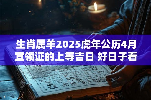 生肖属羊2025虎年公历4月宜领证的上等吉日 好日子看八字
