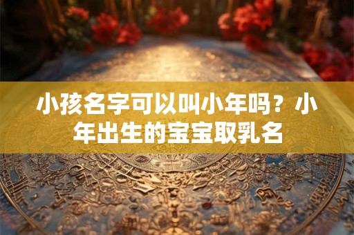 小孩名字可以叫小年吗？小年出生的宝宝取乳名