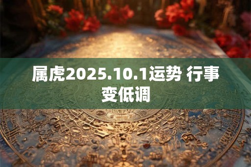 属虎2025.10.1运势 行事变低调