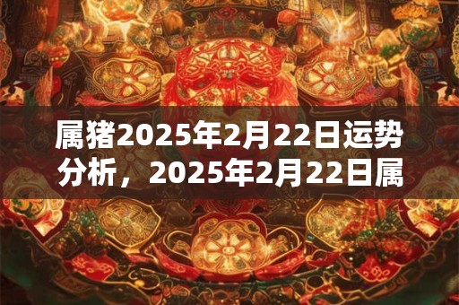 属猪2025年2月22日运势分析，2025年2月22日属猪人运势