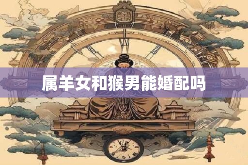 属羊女和猴男能婚配吗