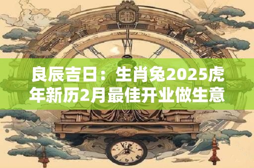 良辰吉日：生肖兔2025虎年新历2月最佳开业做生意吉日？
