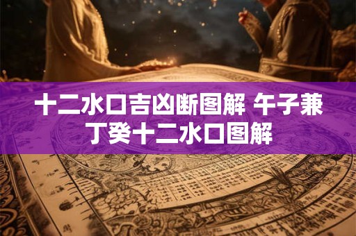 十二水口吉凶断图解 午子兼丁癸十二水口图解