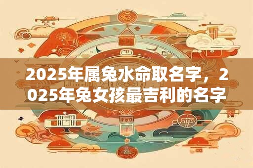 2025年属兔水命取名字，2025年兔女孩最吉利的名字