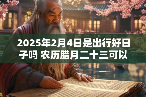 2025年2月4日是出行好日子吗 农历腊月二十三可以出远门吗