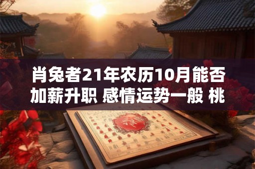肖兔者21年农历10月能否加薪升职 感情运势一般 桃花平平？